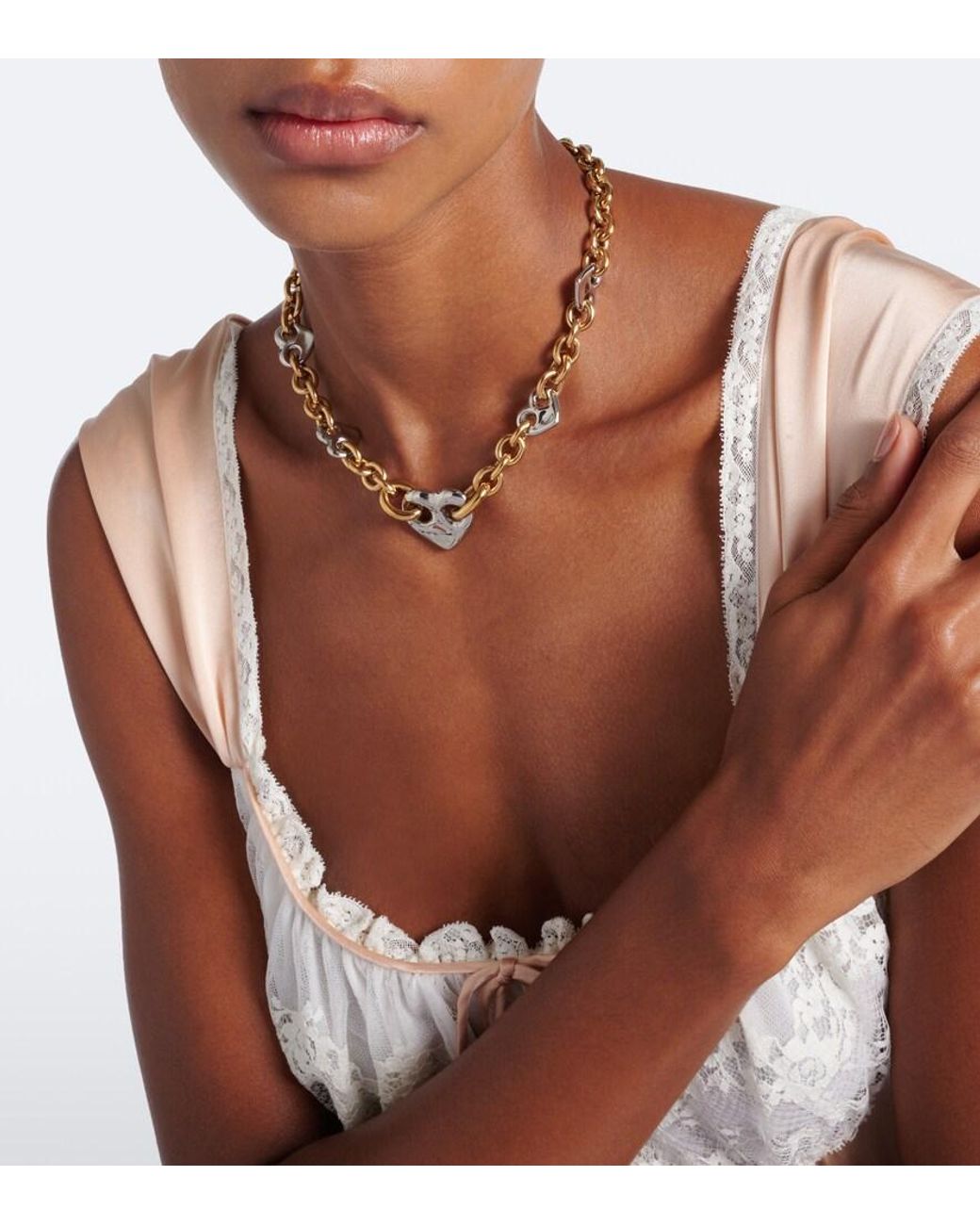Chloé Metallic Halskette