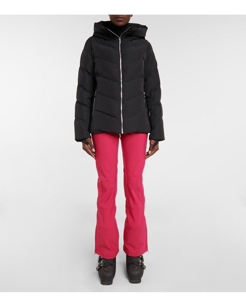 Fusalp Black Delphine Ii Ski Puffer Jacket