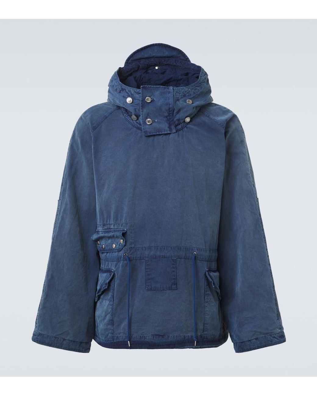 A.PRESSE Blue Cotton Jacket for men