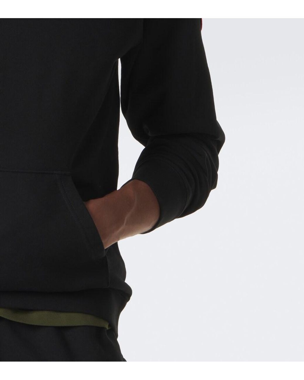 Canada Goose Black Loon Cotton Terry Hoodie for men