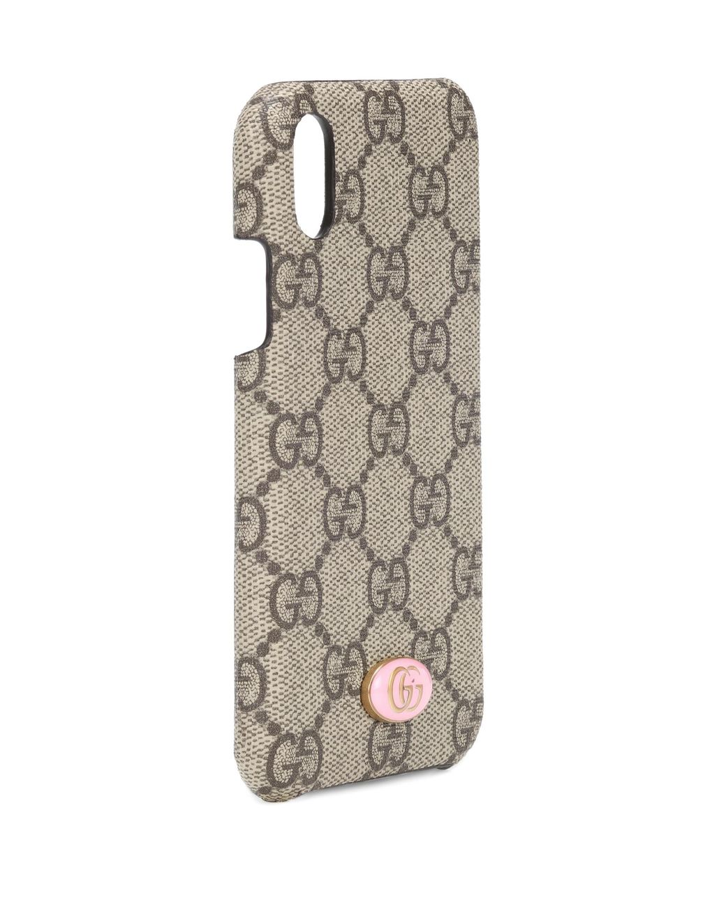 Gucci Gg Iphone X Case in Natural | Lyst