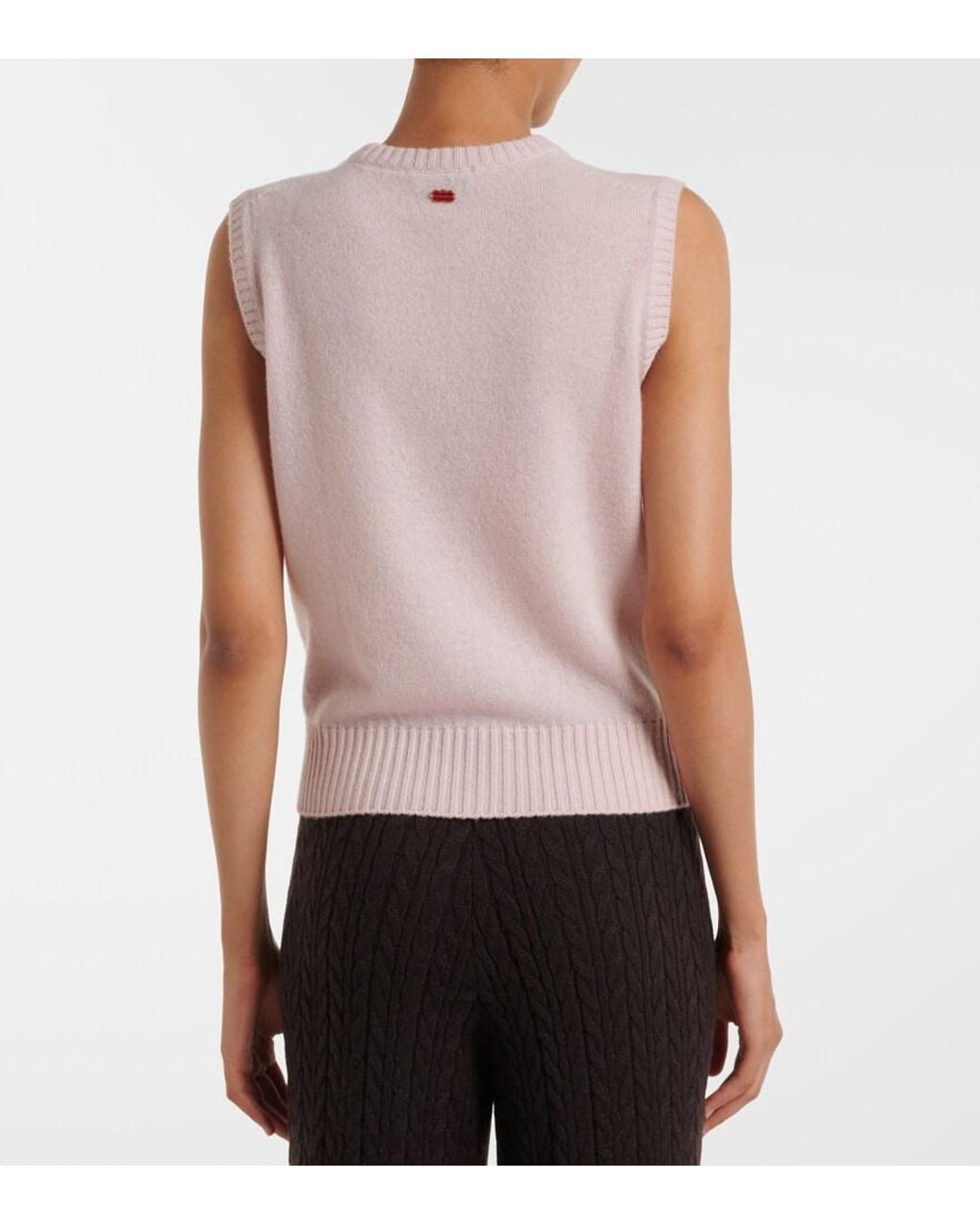 Agnona Pink Cashmere Vest