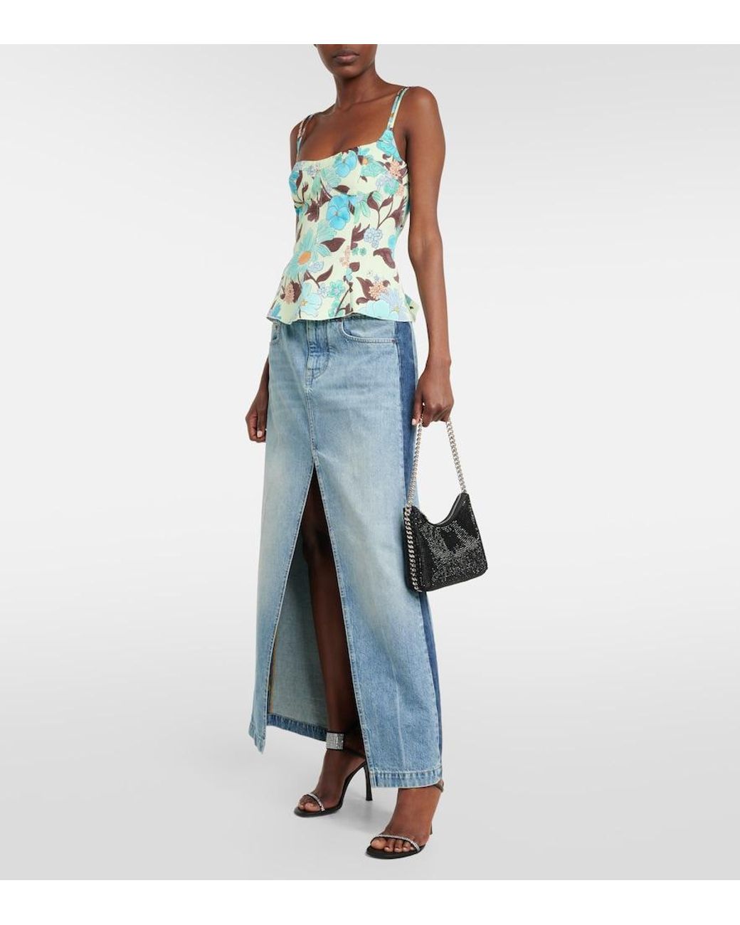 Stella McCartney Blue Printed Top