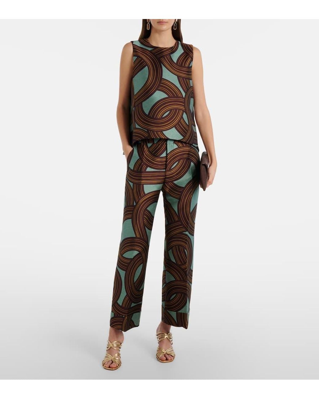 Top La Scala En Jacquard LaDoubleJ en coloris Brown