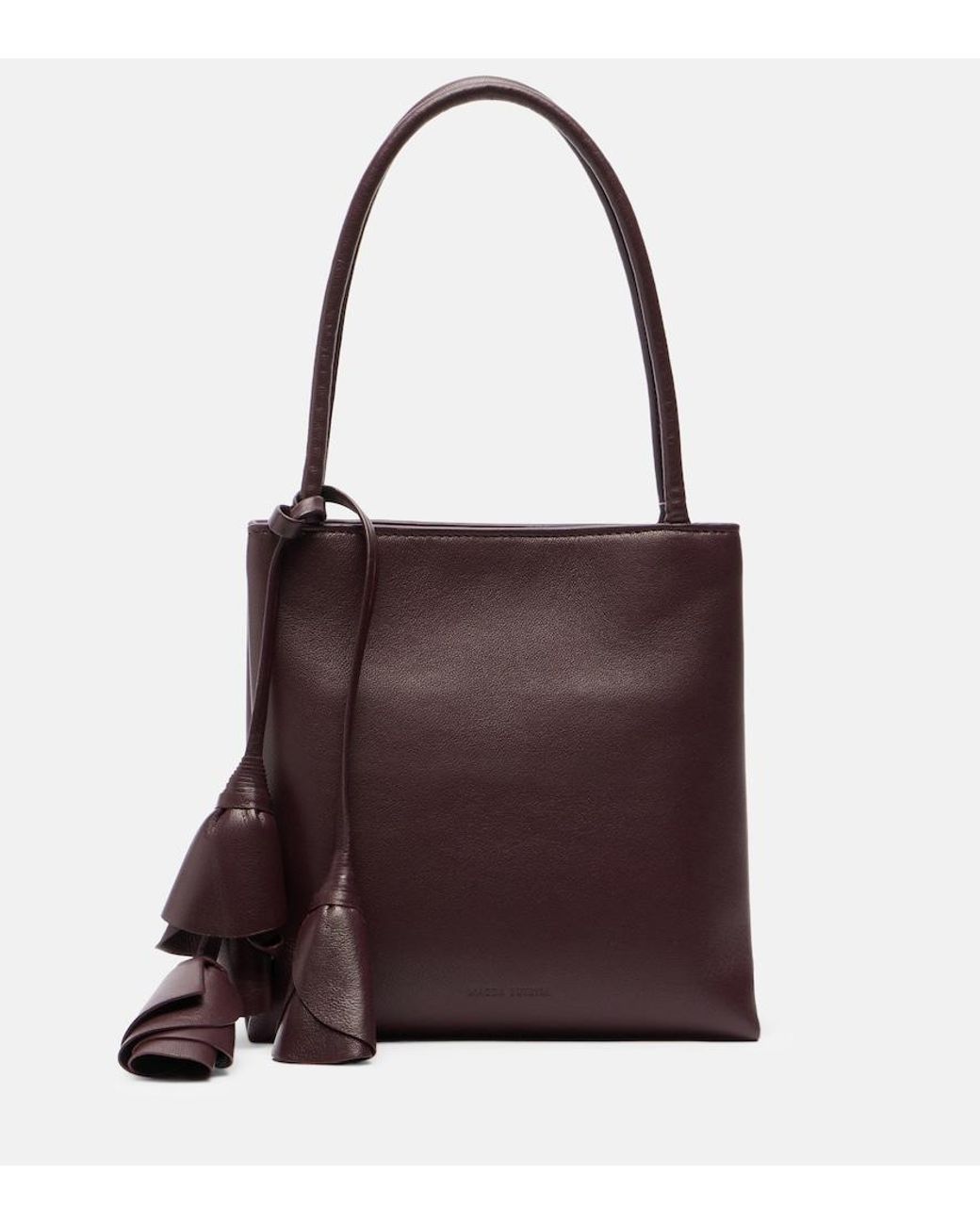 Magda Butrym Purple Julia Small Leather Shoulder Bag