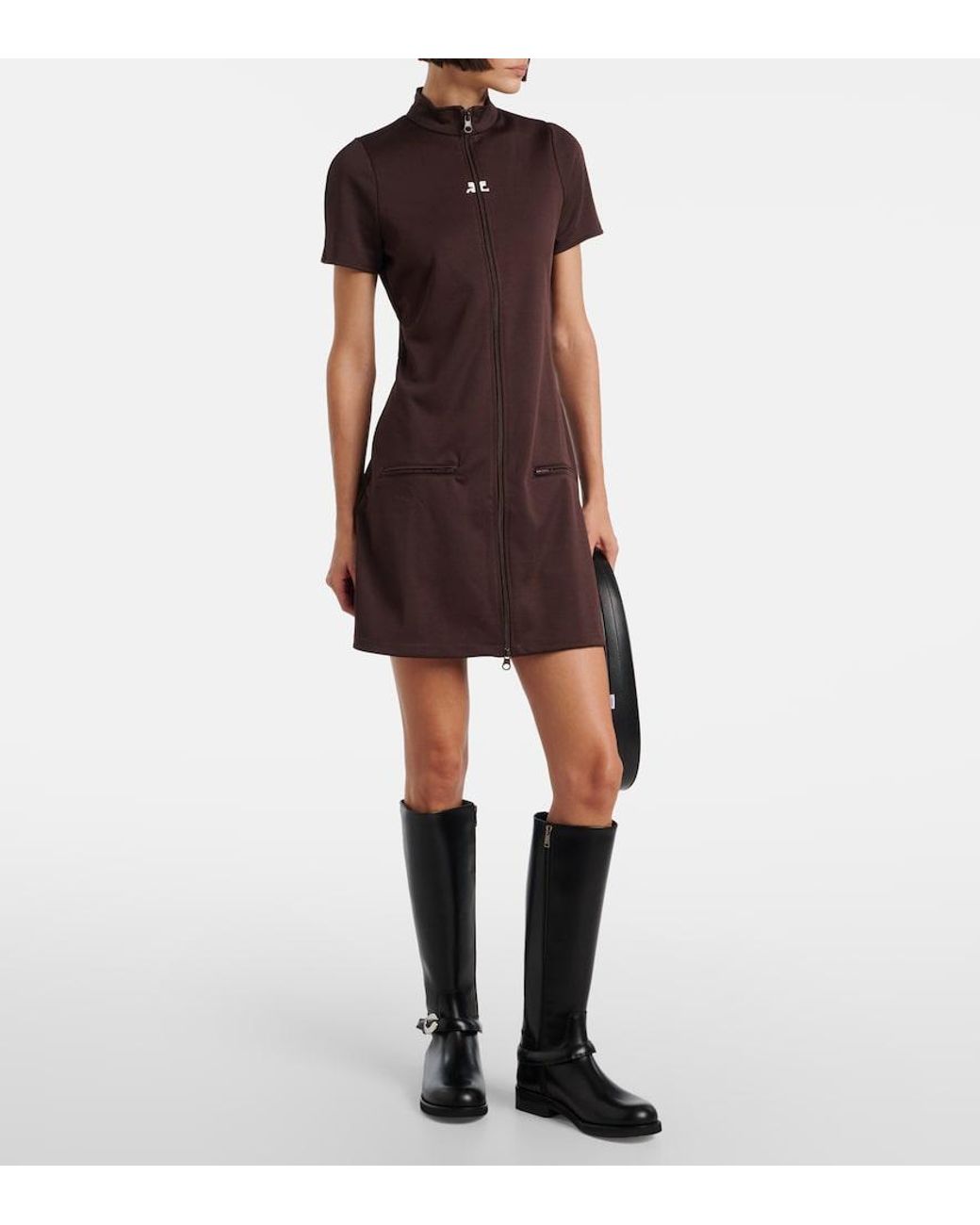 Coperni Black Cavalier Leather Knee-High Boots
