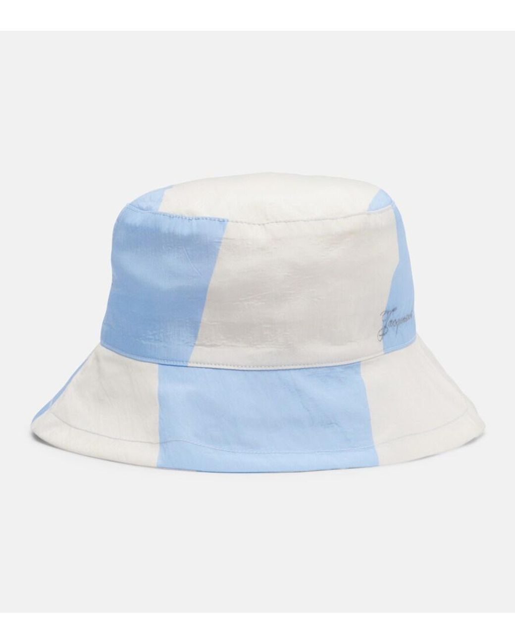 Jacquemus Blue Baluchon Printed Bucket Hat