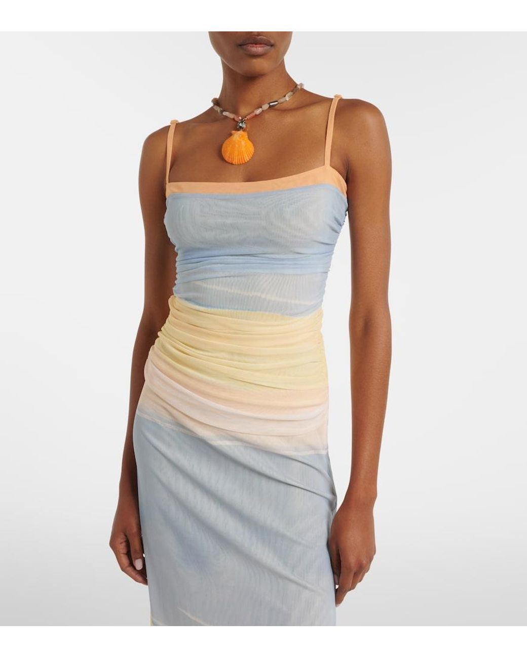 Sir Multicolor Printed Mesh Top