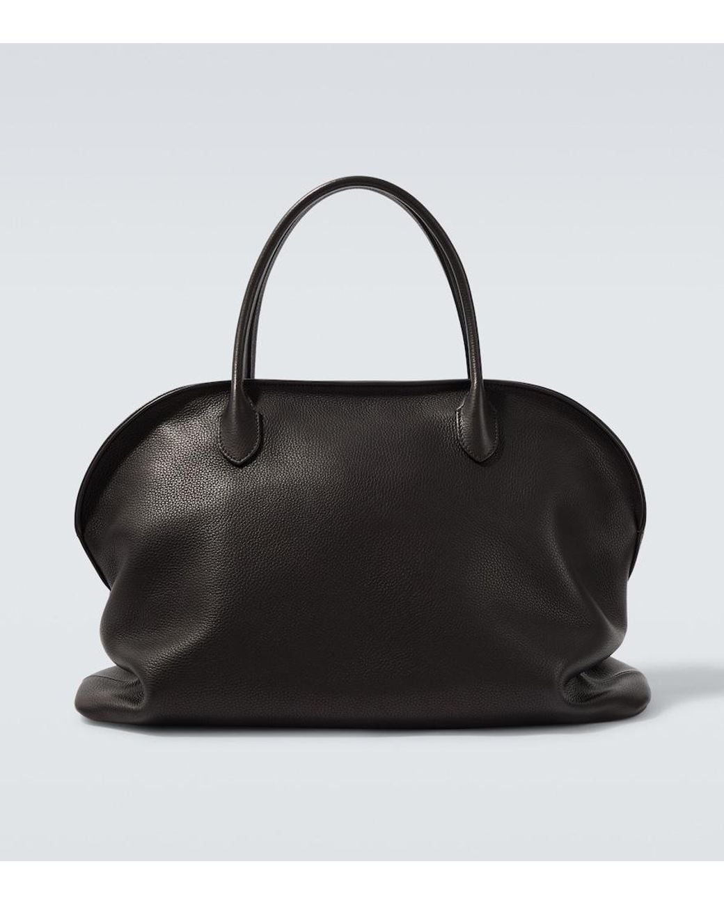 The Row Black Agnes 16 Leather Top-Handle Bag for men