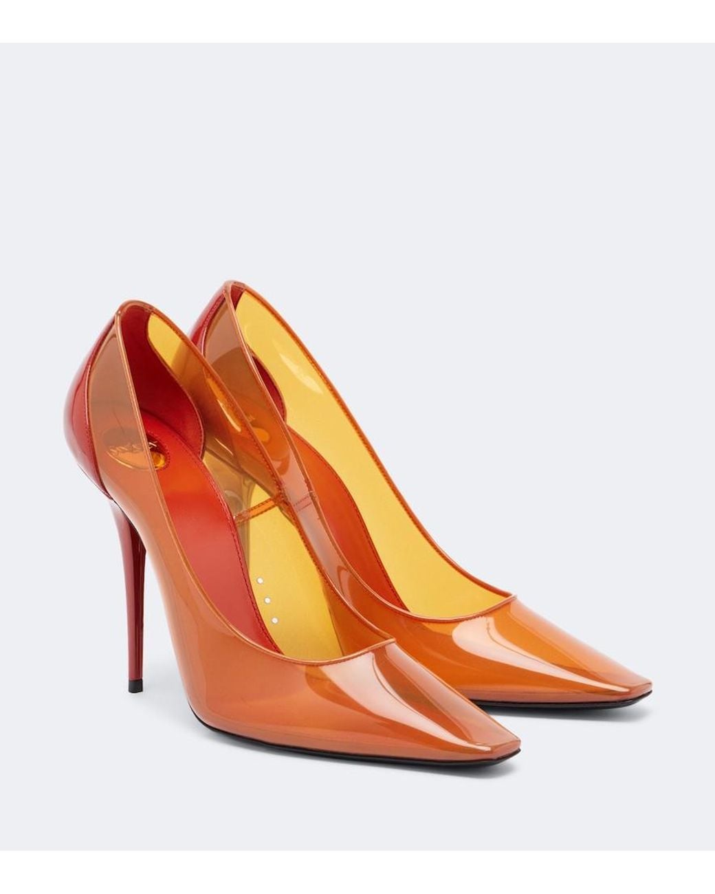Saint Laurent Orange Folie Tpu Pumps
