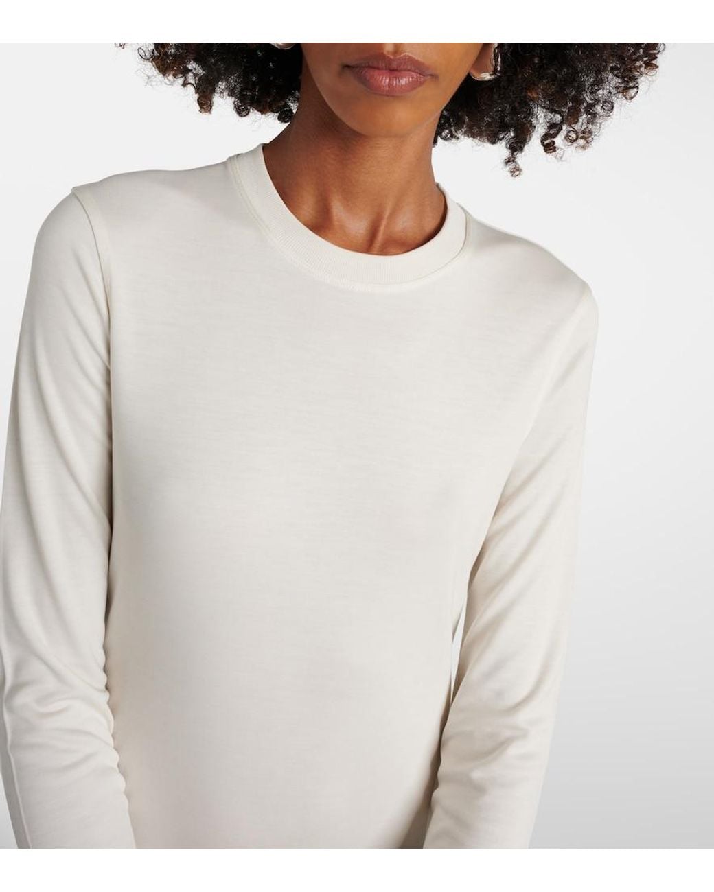 Totême  White Jersey Maxi Dress