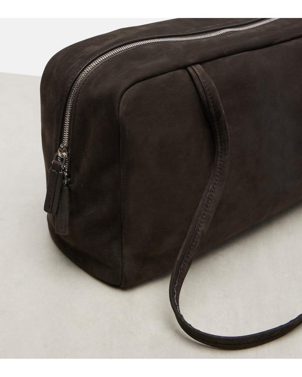 The Row Black Tote Bag Astra Aus Leder