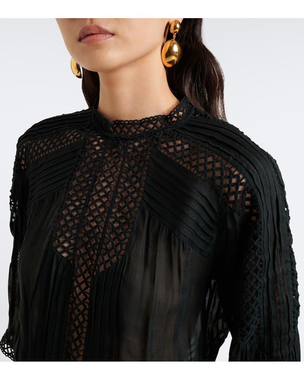 Isabel Marant Black Pamena Maxi Dress