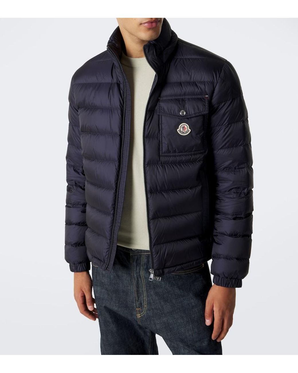 Moncler Blue Verith Down Jacket for men