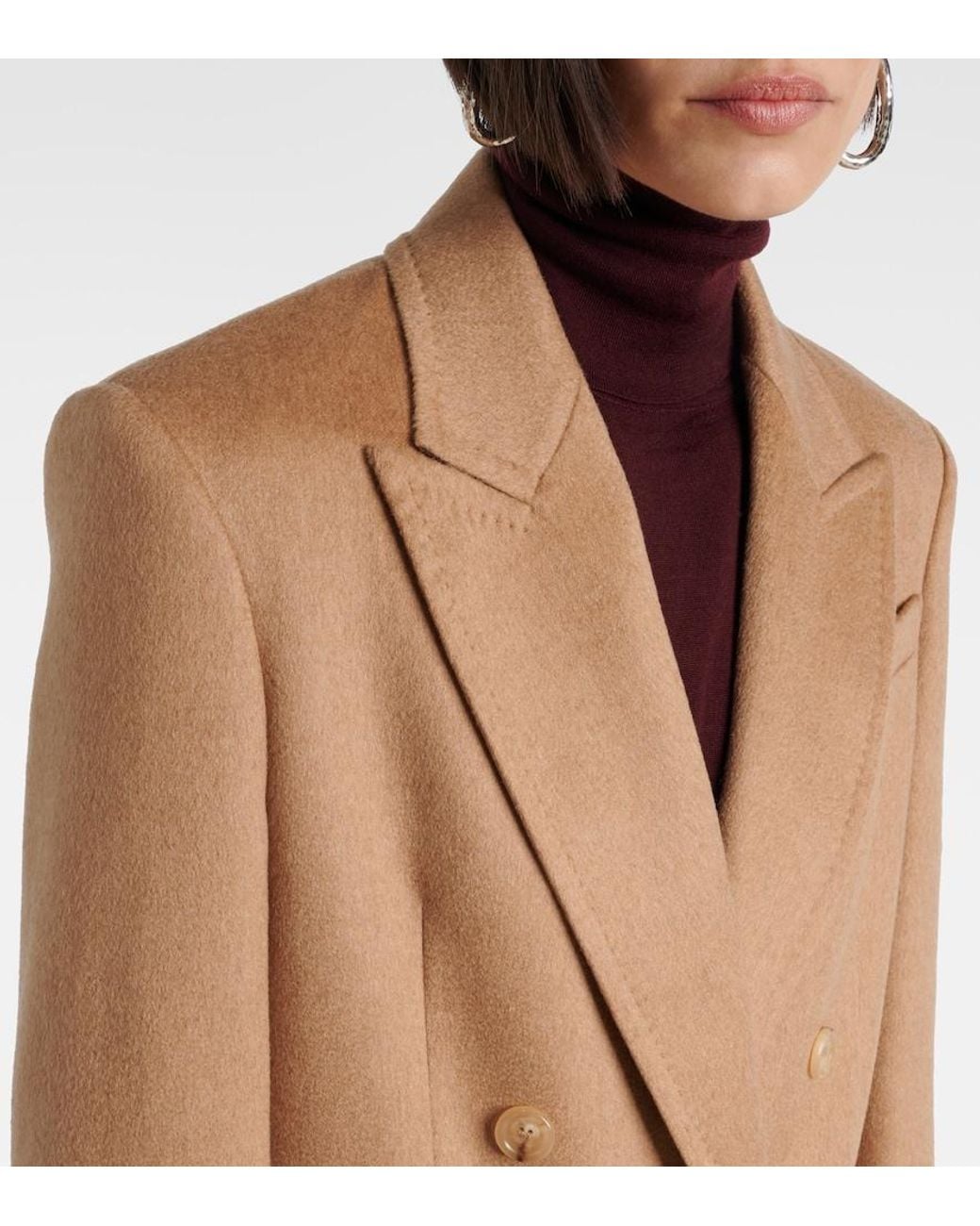 Max Mara Brown Olimpia Camel Hair Blazer