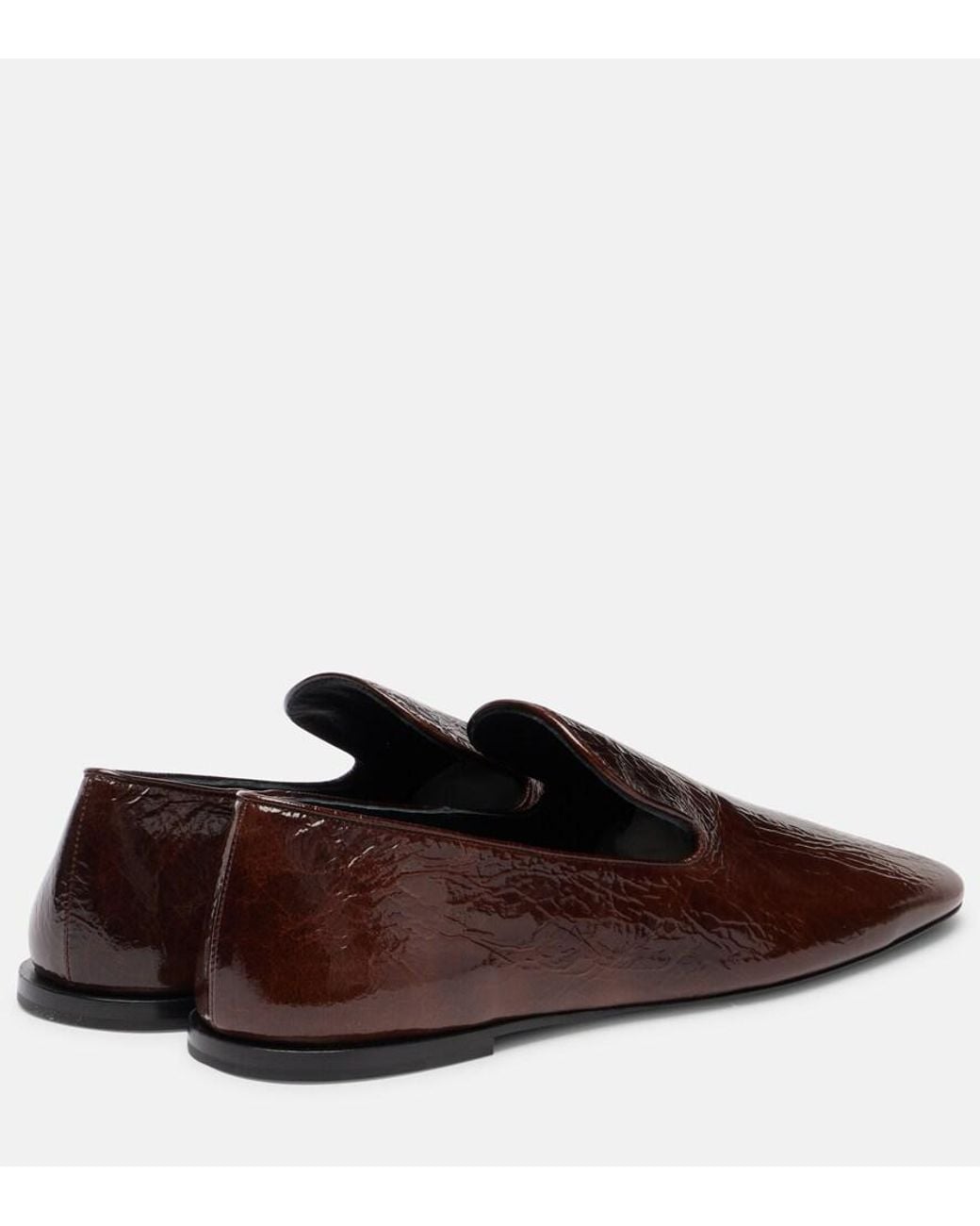 Jil Sander Brown Leather Loafers