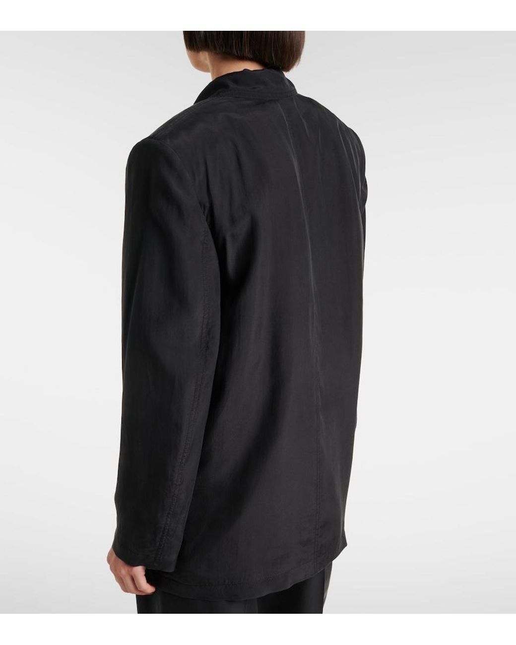 Saint Laurent Black Double-Breasted Jacket