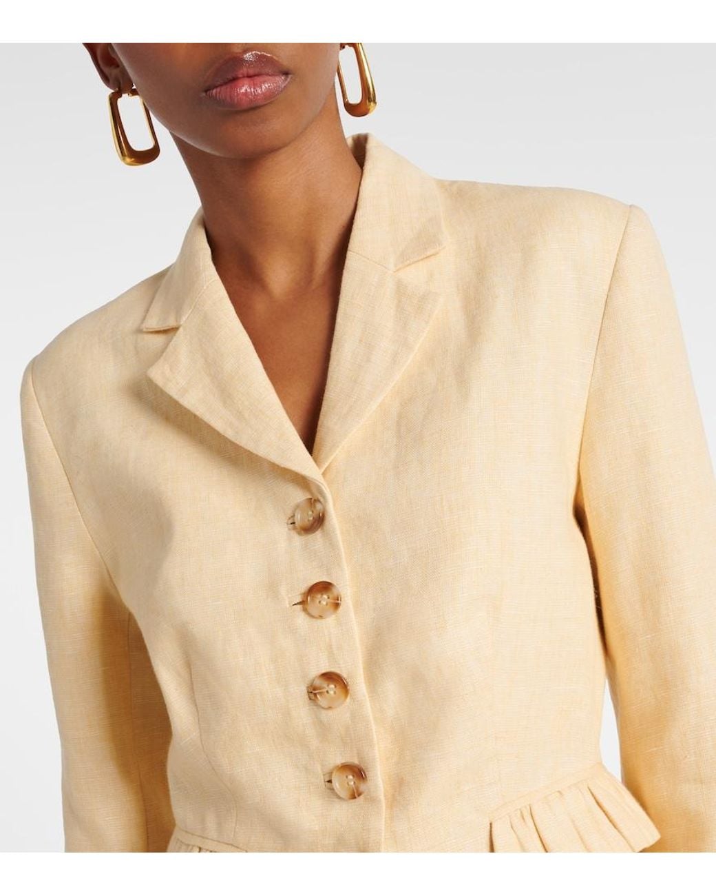 Posse Natural Matilda Linen Jacket