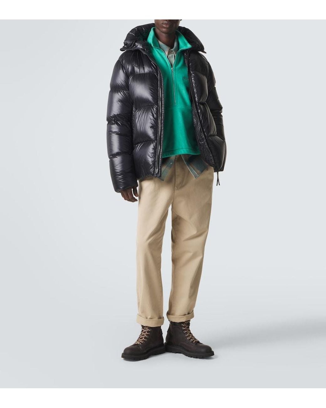 Canada Goose Black Crofton Down Jacket for men
