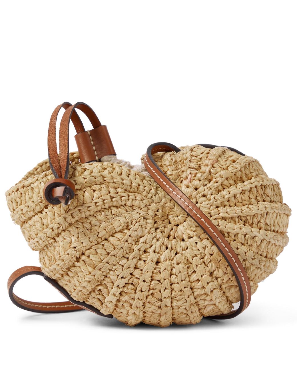 Loewe Paula's Ibiza Moon Shell Pouch in Natural | Lyst