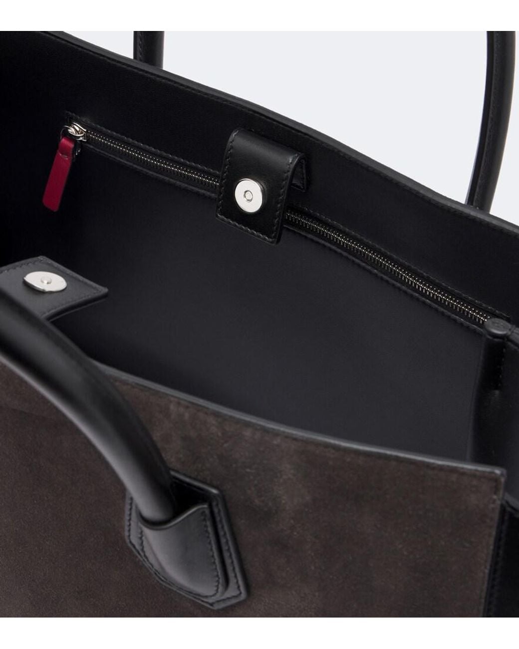 Givenchy Black Antigona Catchall Medium Suede Tote Bag