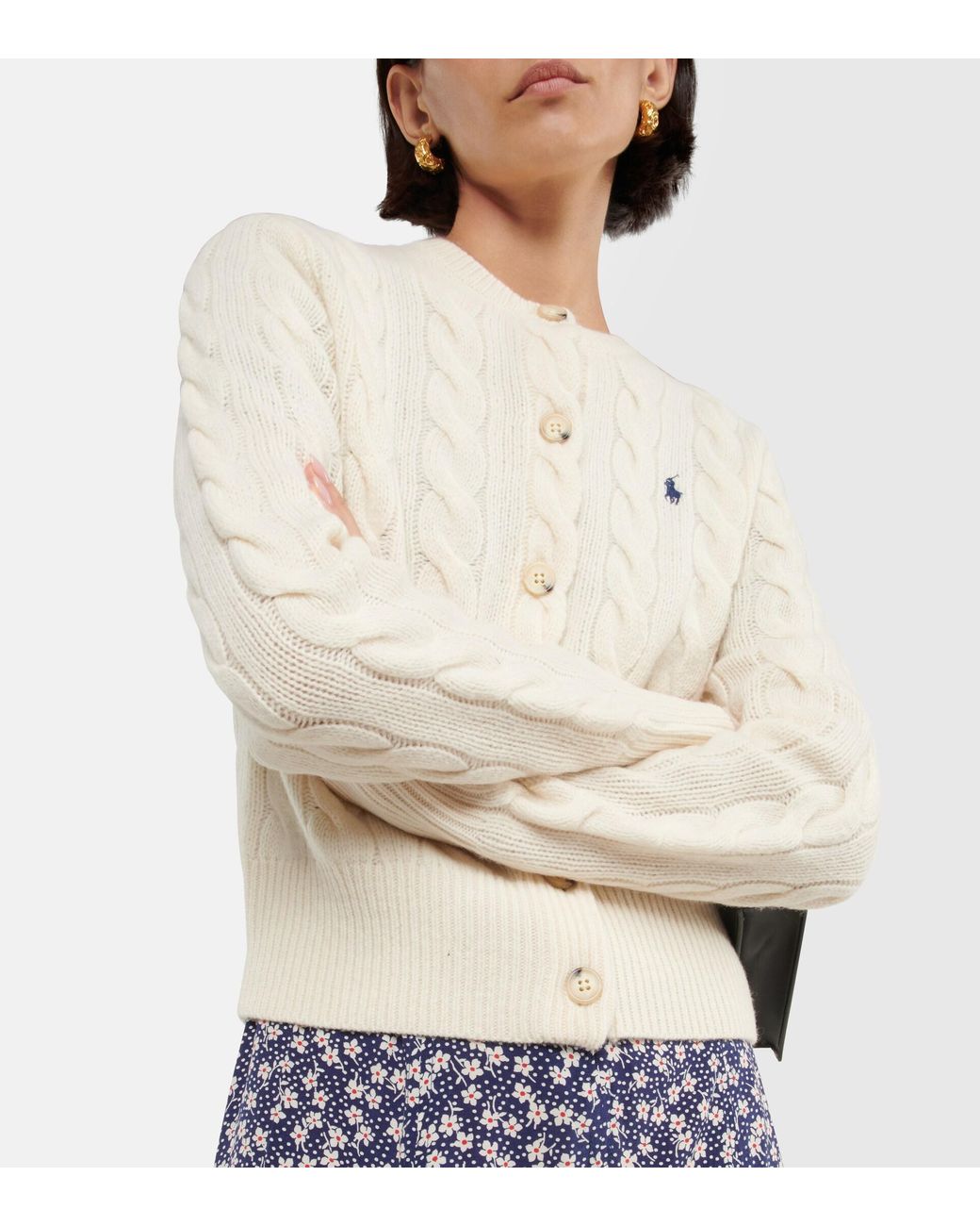 City flower anger Miss cable knit wool cashmere cardigan passionate ...