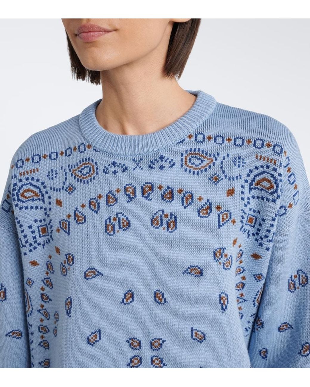 Pullover Bandana di Alanui in Blue