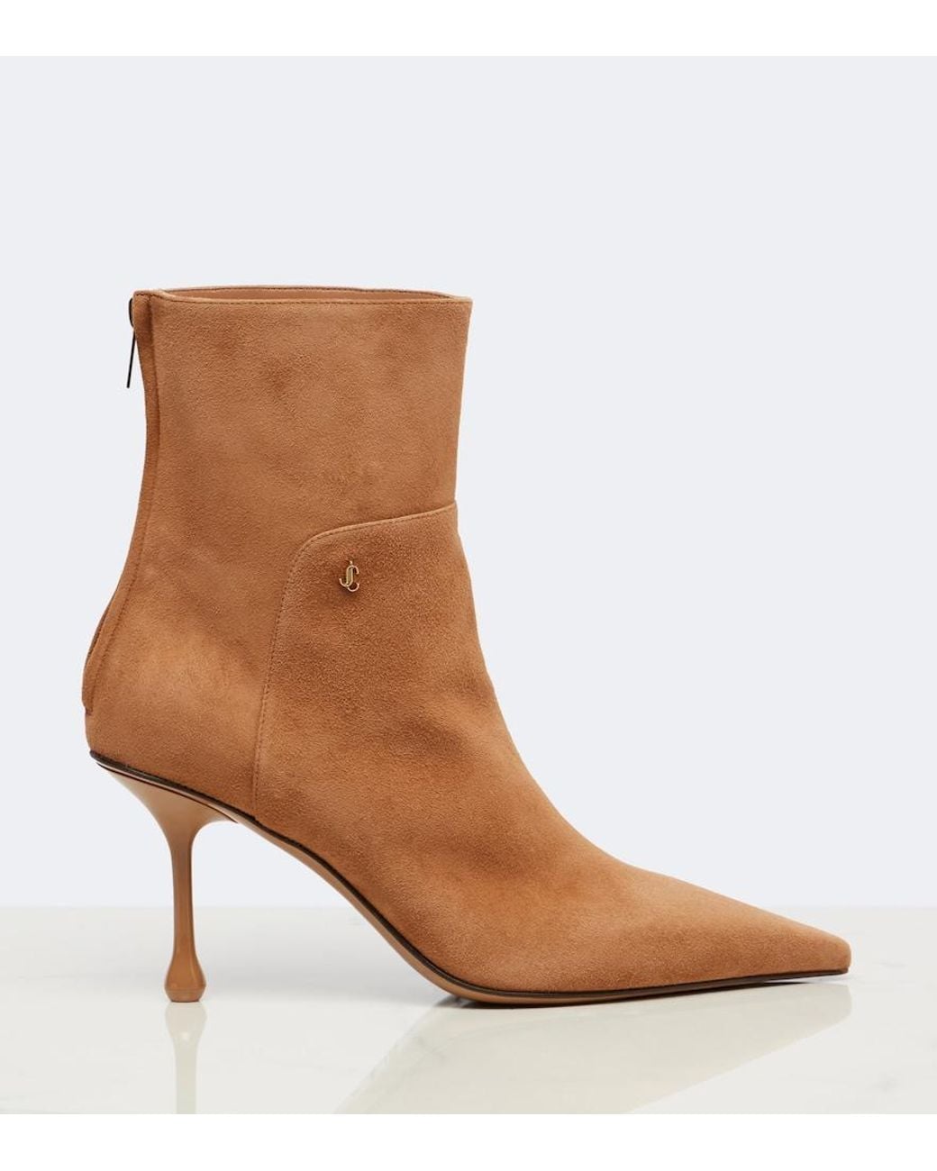 Jimmy Choo Brown Cycas Suede Ankle Boots