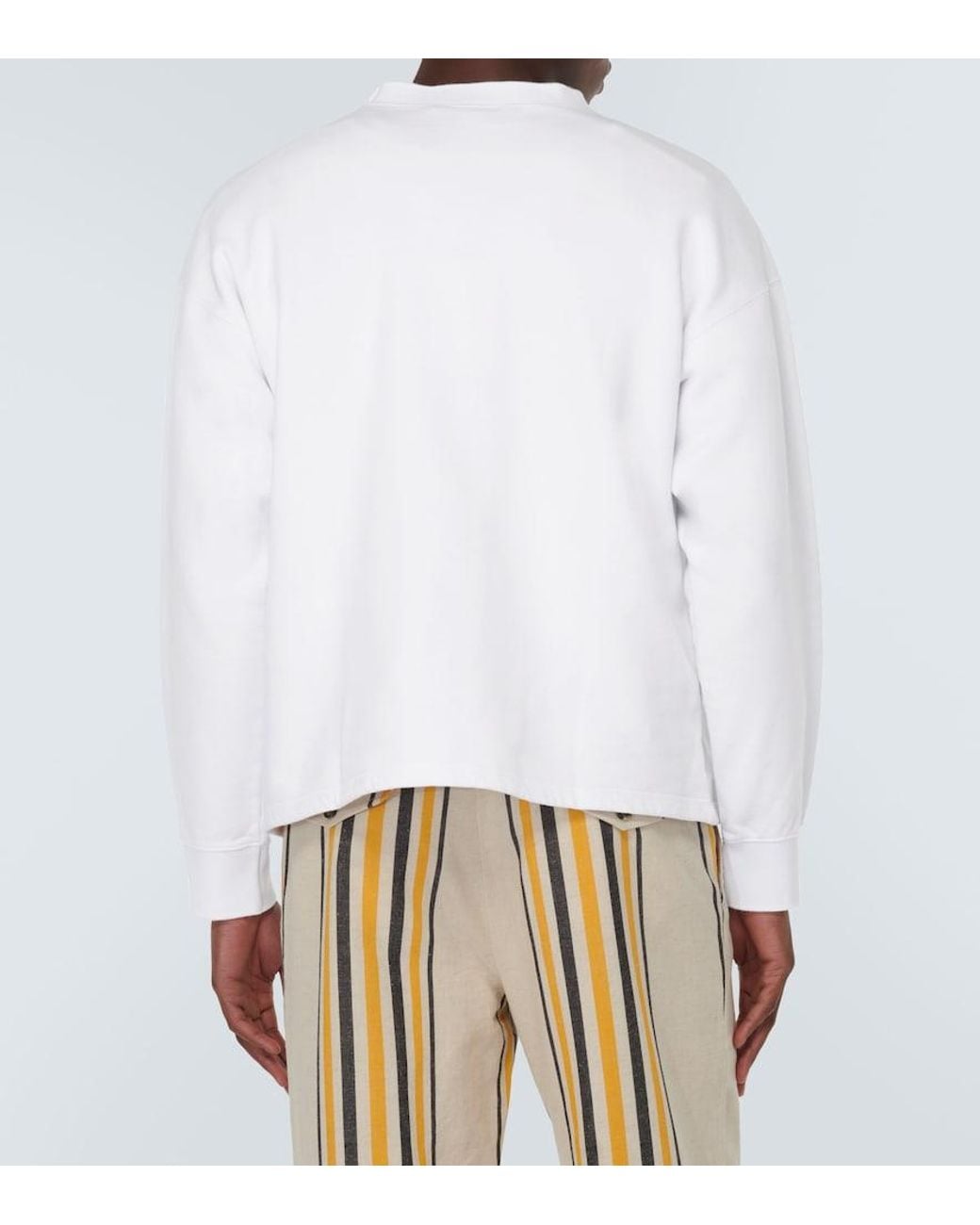 Sudadera Ironworks De Jersey De Algodon Bode de hombre de color White