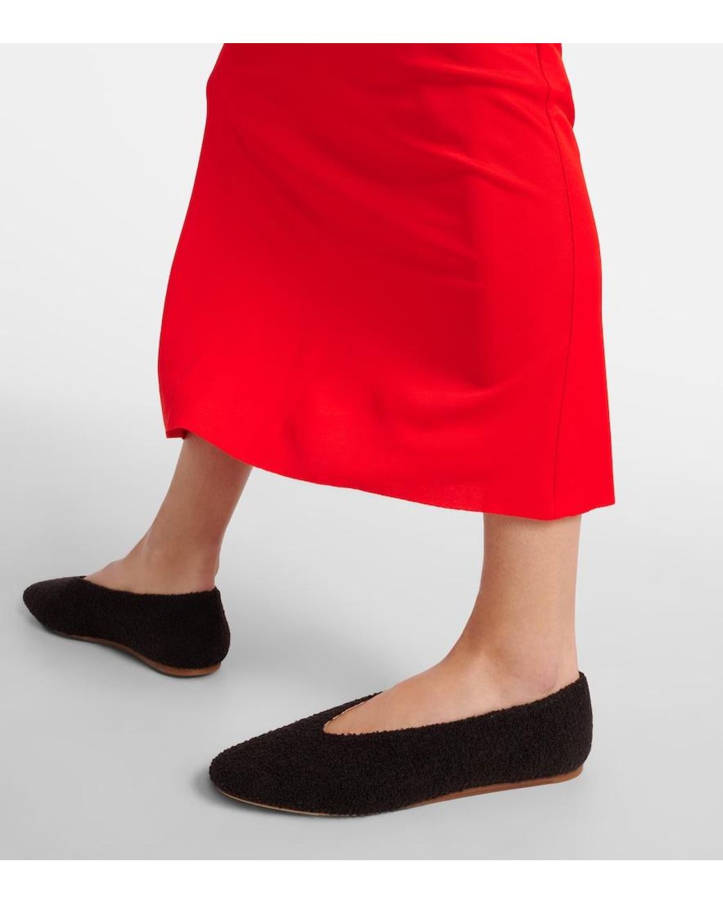 Le Monde Beryl Brown Regency Canvas Ballet Flats