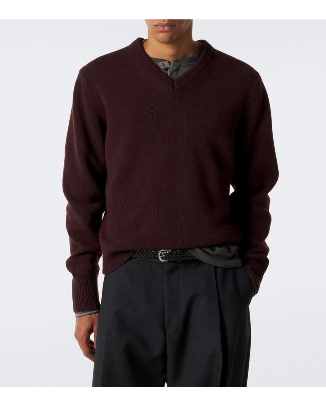 Studio Nicholson Brown Miska Wool Sweater for men