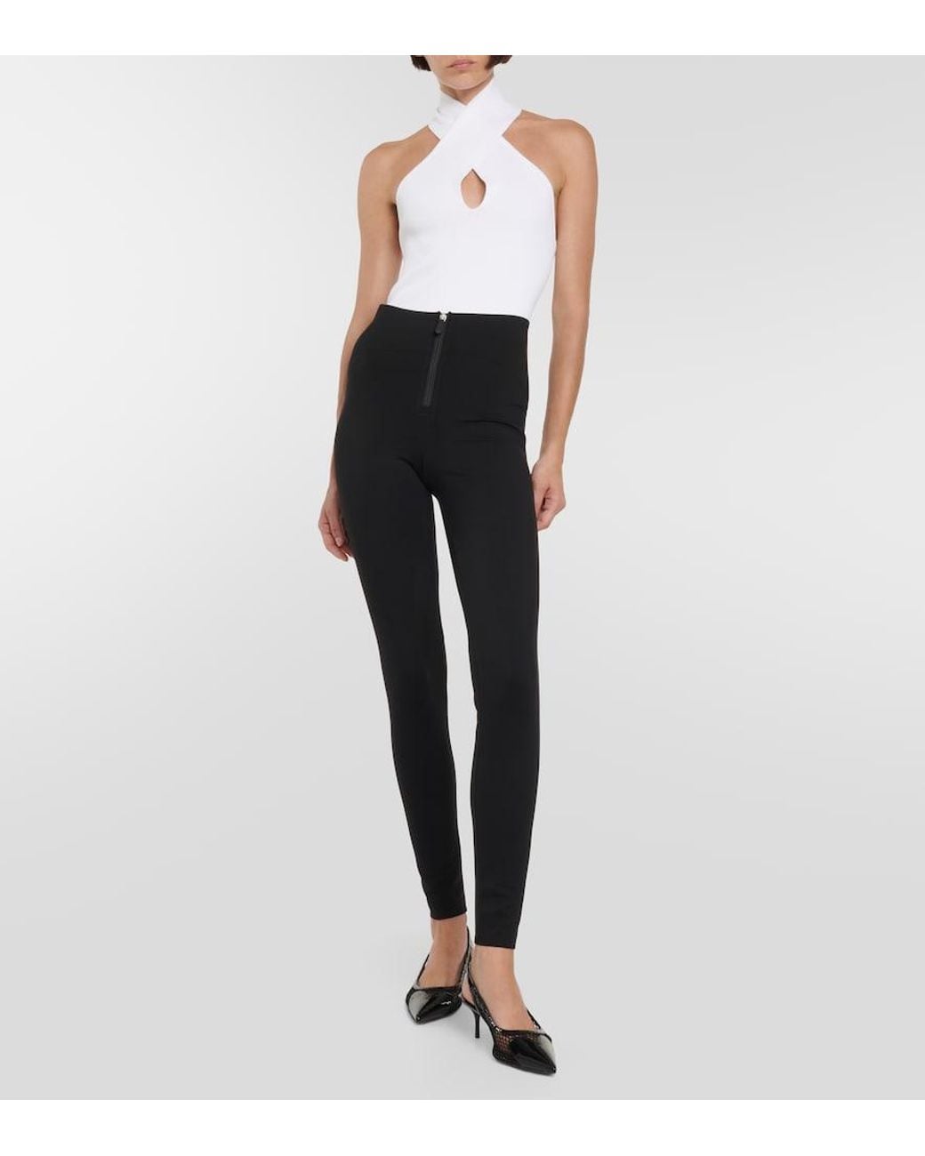 Alaïa Black Jersey Leggings