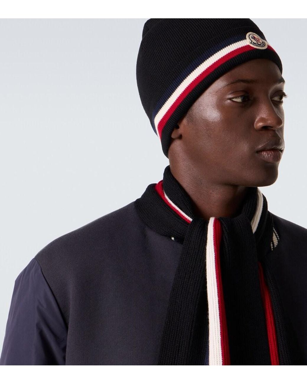 Sciarpa di Moncler in Black da Uomo