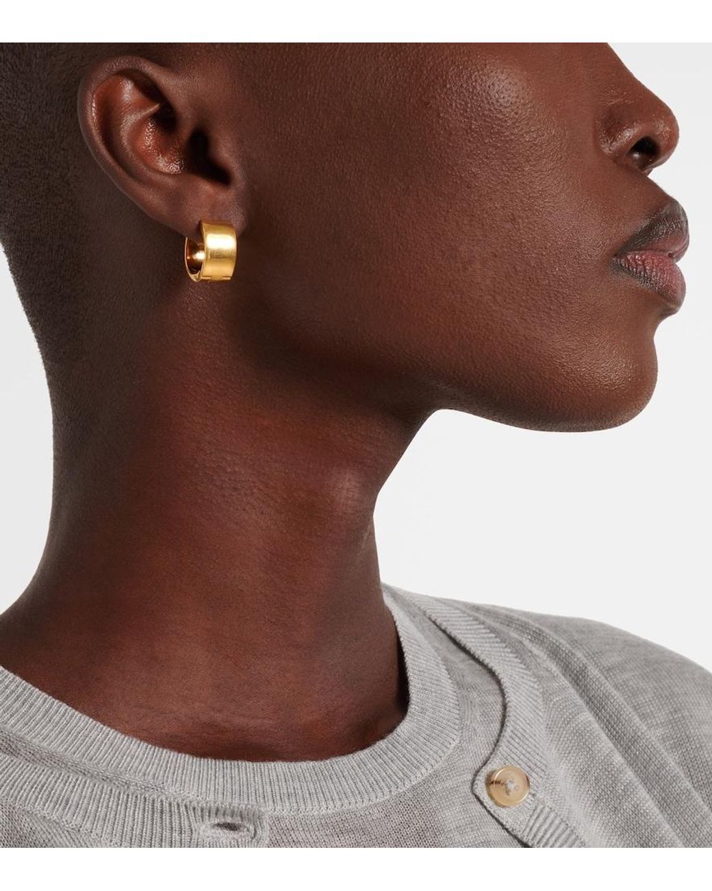 Totême  Metallic Ohrringe