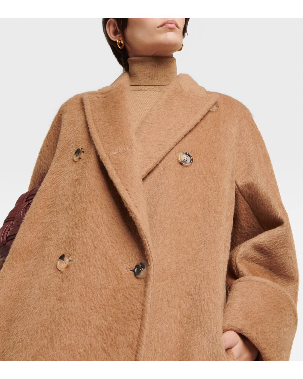 Max Mara Caronte Oversized Camel Wool Coat in Brown Lyst UK