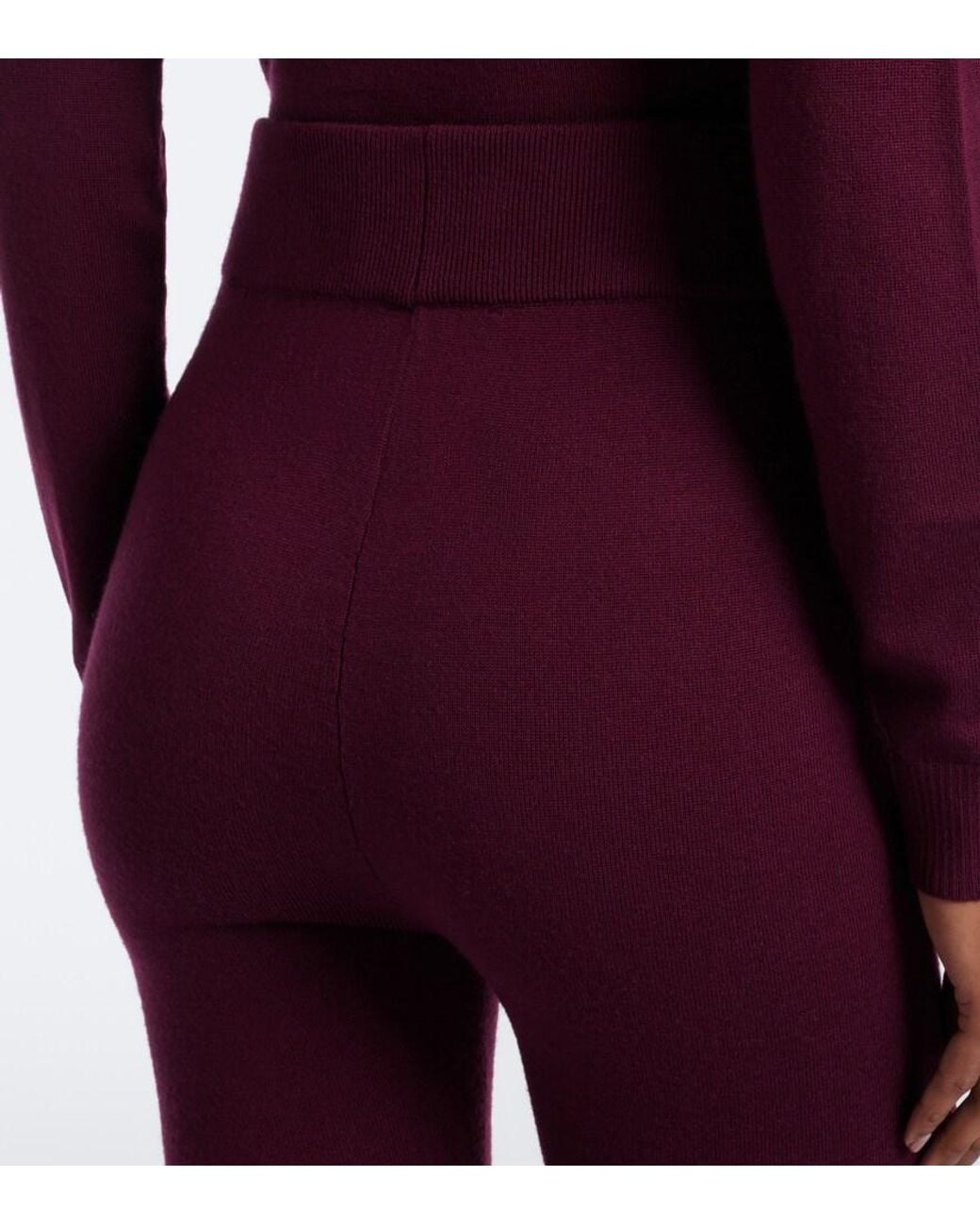 Perfect Moment Red Fair Isle Wool Leggings