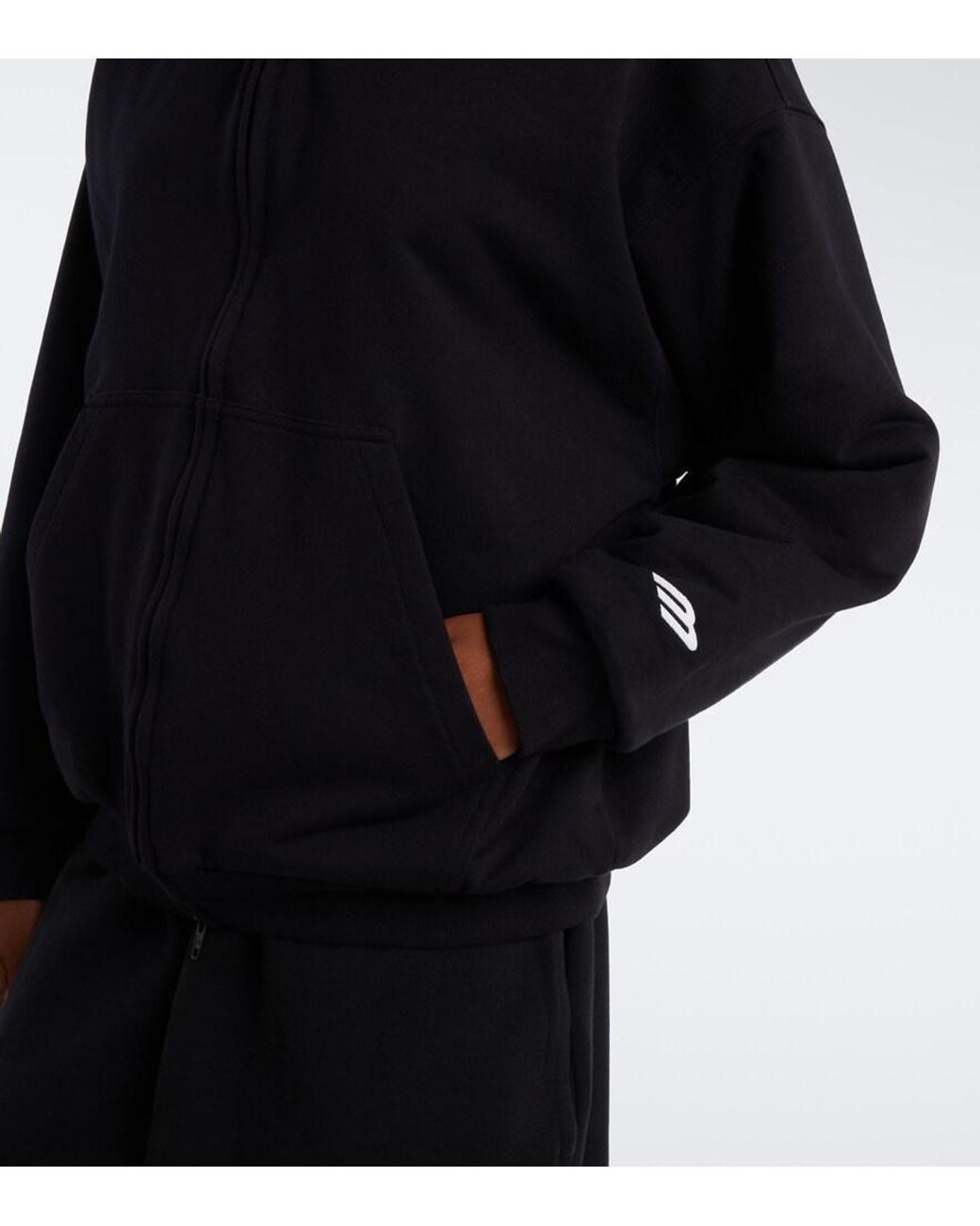 Balenciaga Black Technical Cotton Ski Jacket