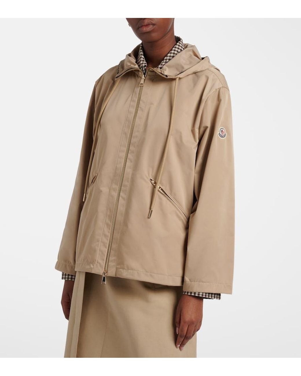 Moncler Natural Cassiopea Gabardine Jacket
