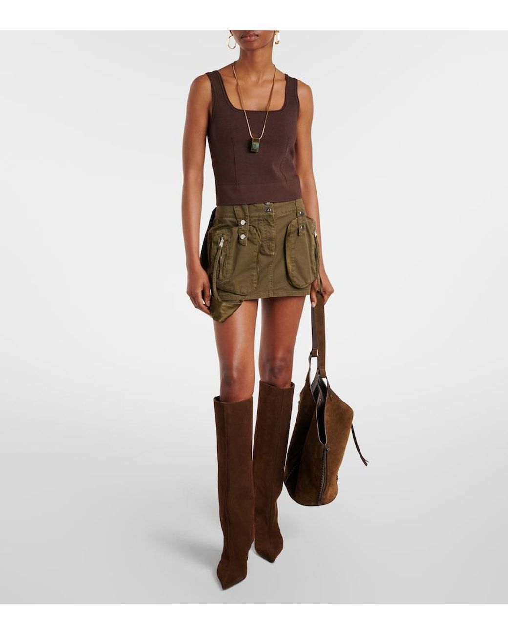 Tank Top Ramaina Jonathan Simkhai de color Brown