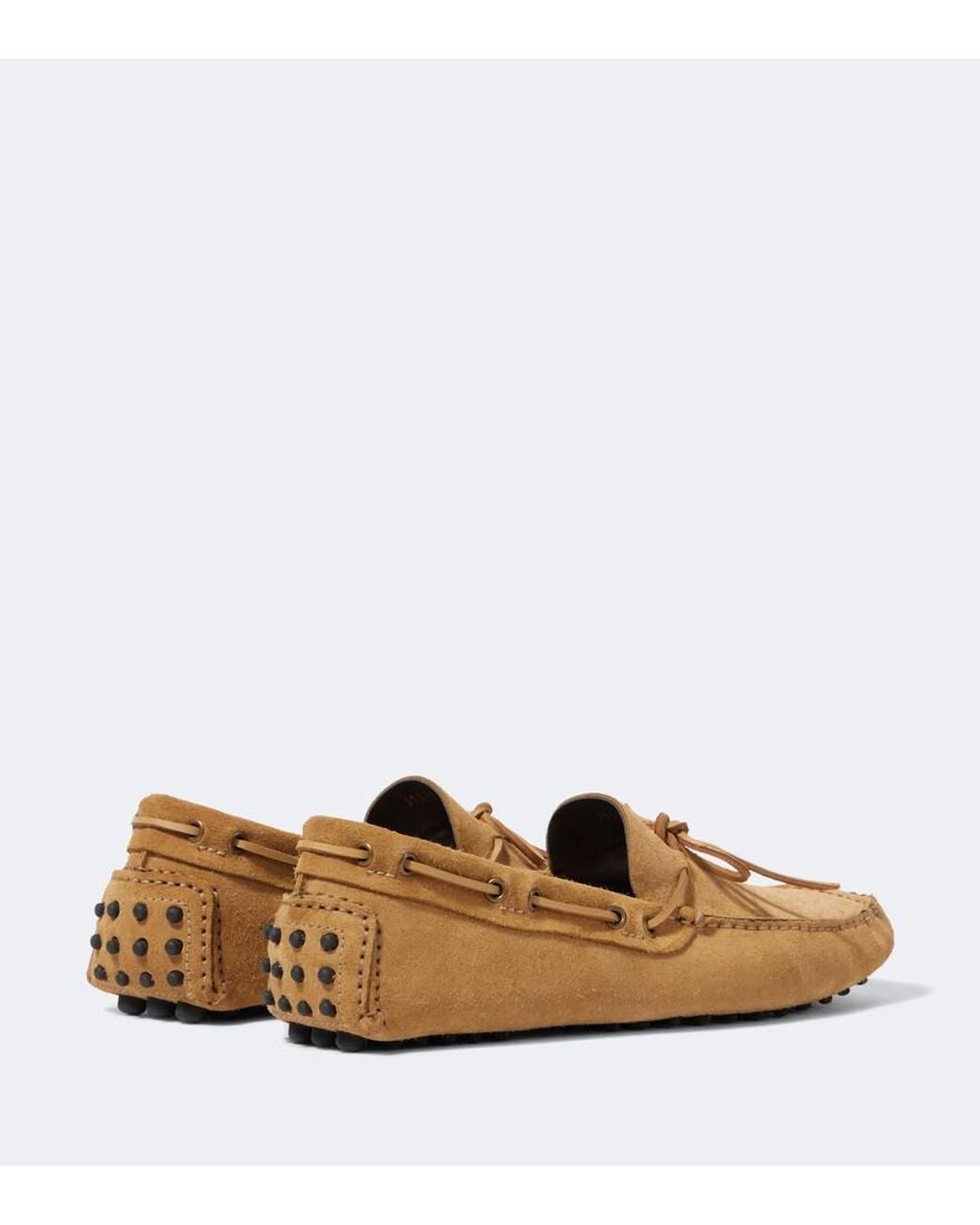 Tom Ford White Suede Driving Shoes for men