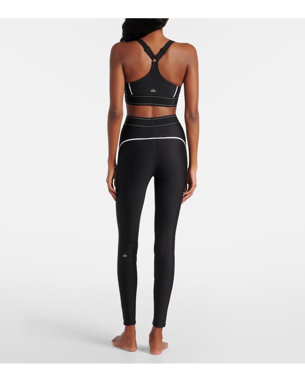 Alo Yoga Suit Up Airlift Leggings in Blue | Lyst