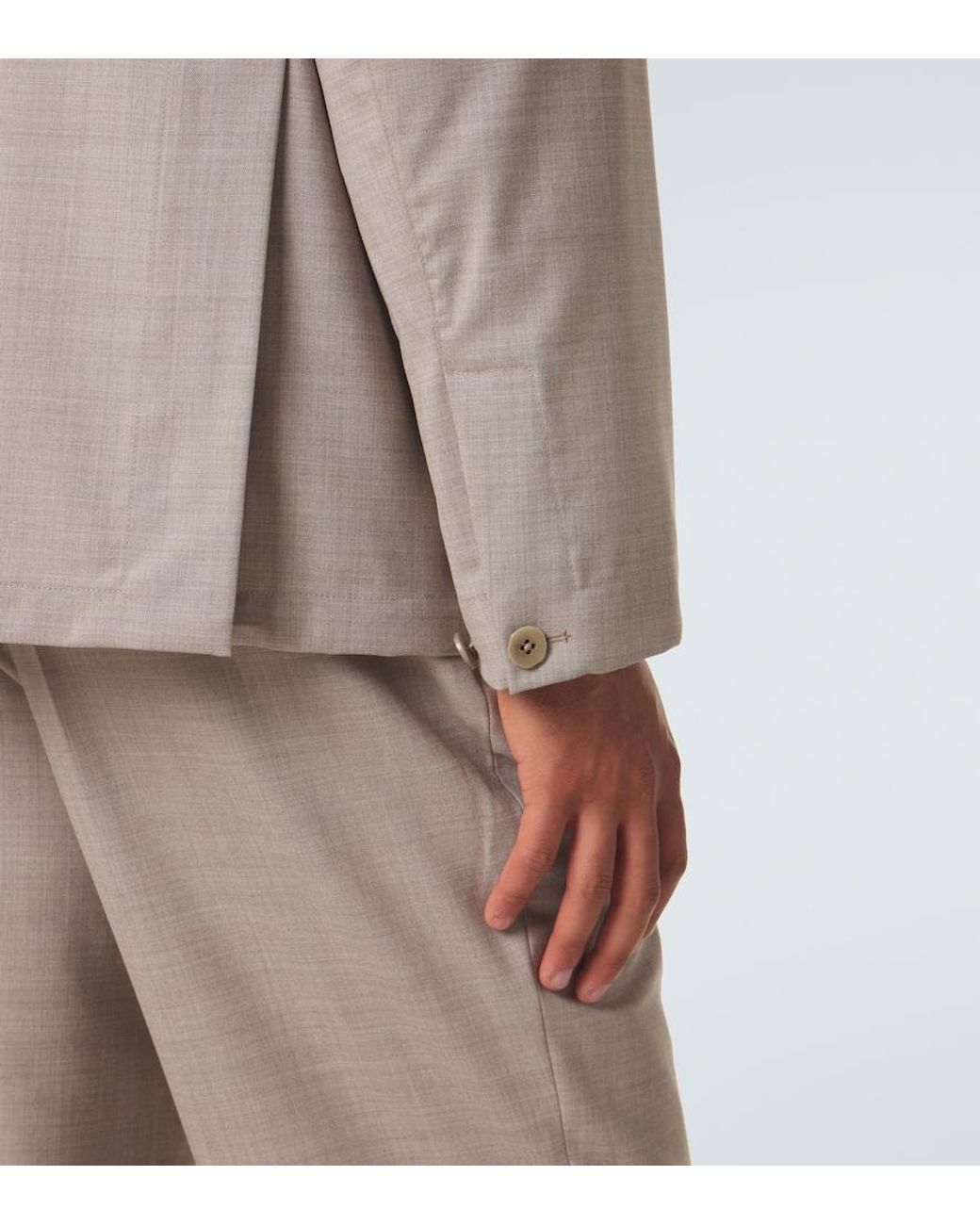 STÒFFA Natural Wool Blazer for men