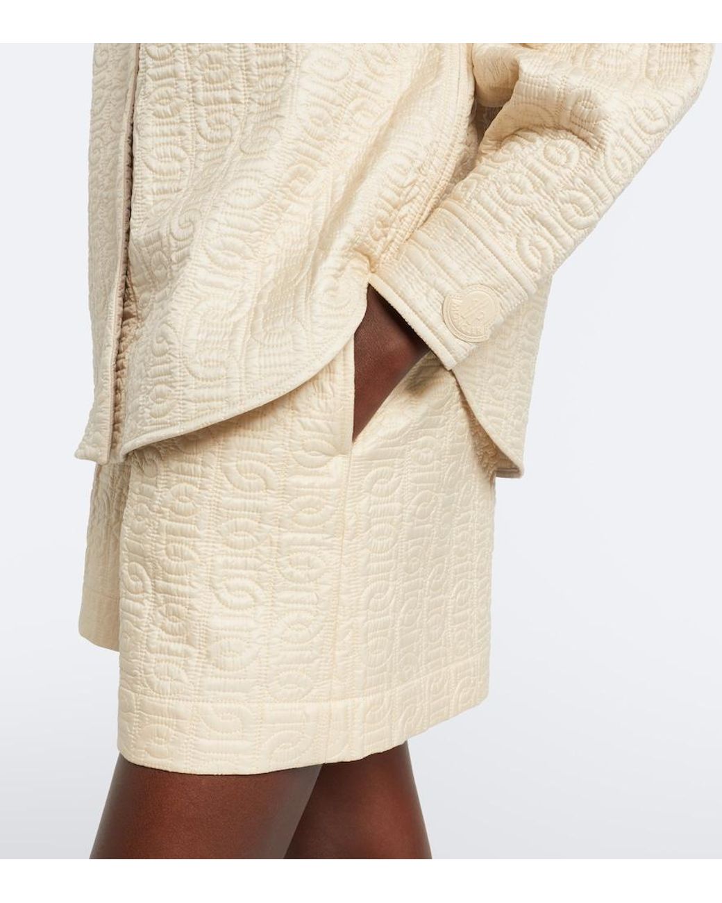 Moncler Natural Quilted Shirt