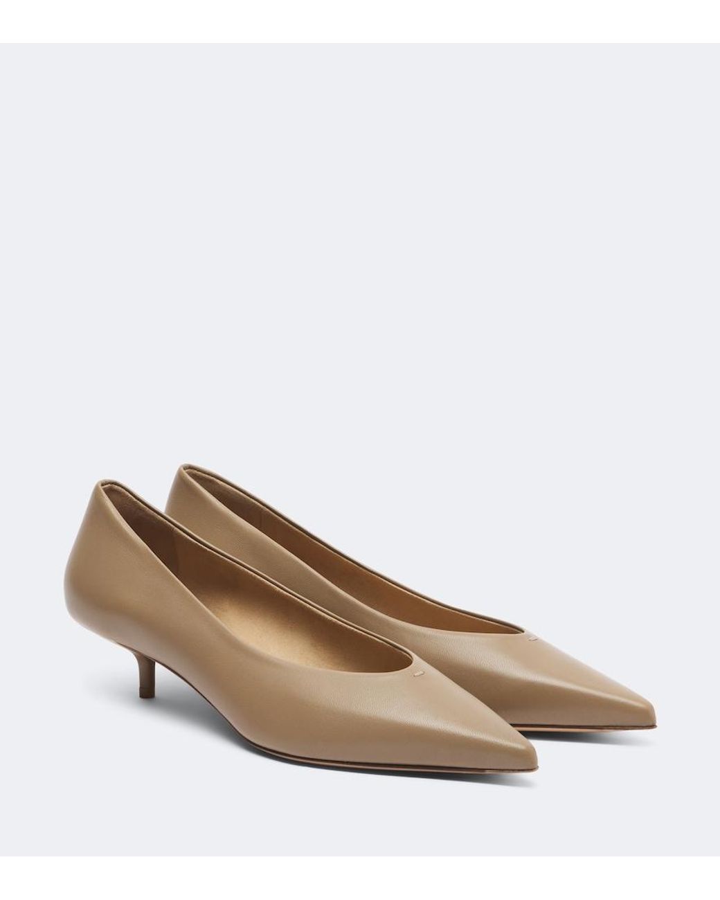 Max Mara Brown Leather Pumps