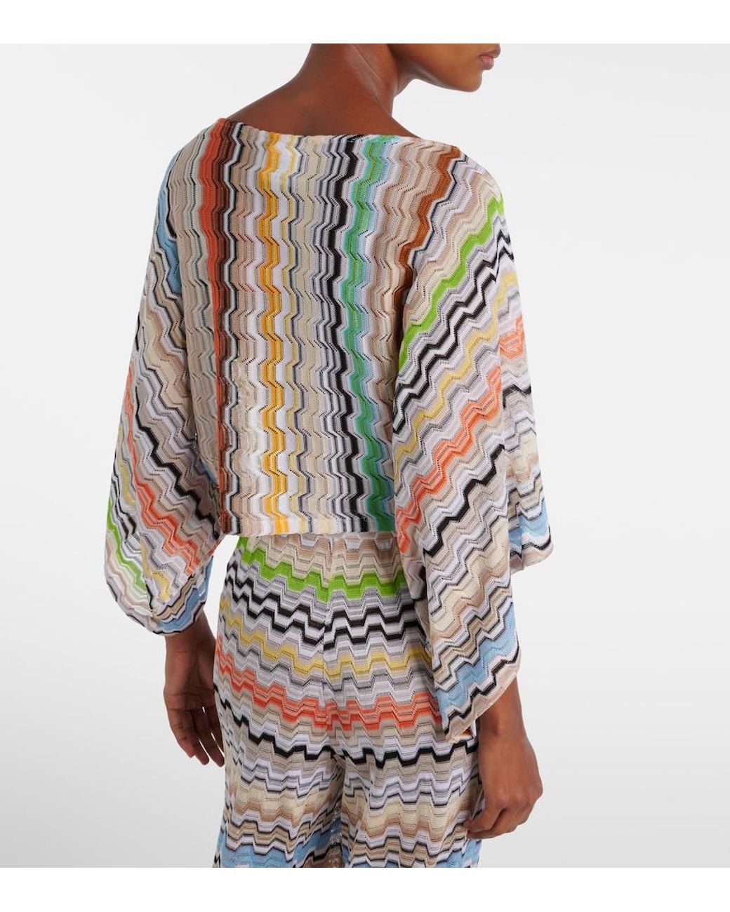 Missoni White Zig Zag Top