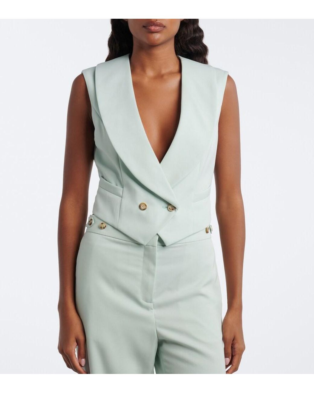 Stella McCartney Green Wool Vest