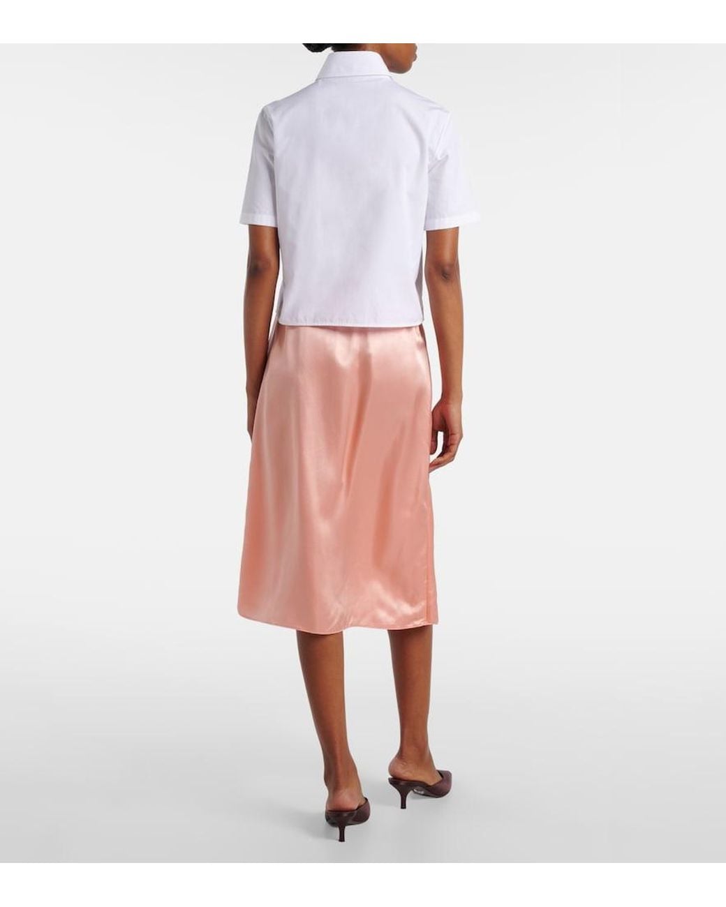 Prada White Cotton Poplin Shirt