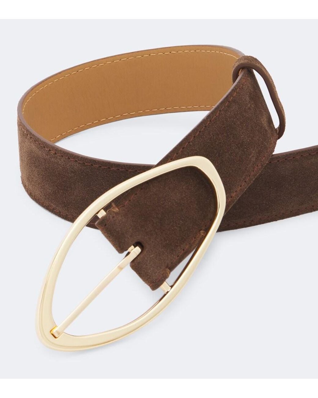 Amanu Brown Grumeti Suede Belt