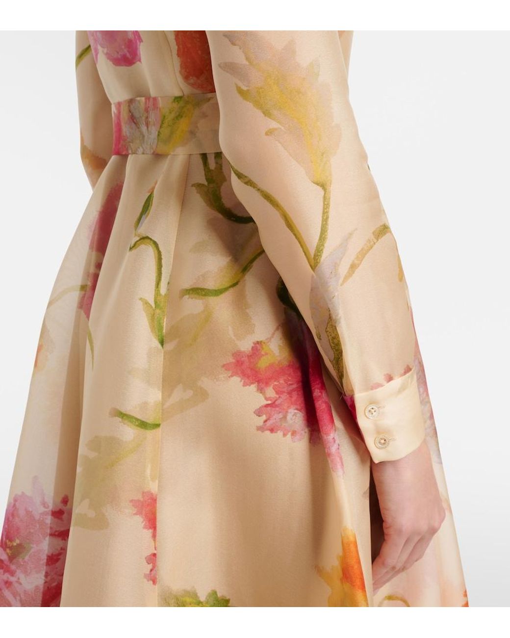 carolina herrera orange shirt dress Carolina Herrera