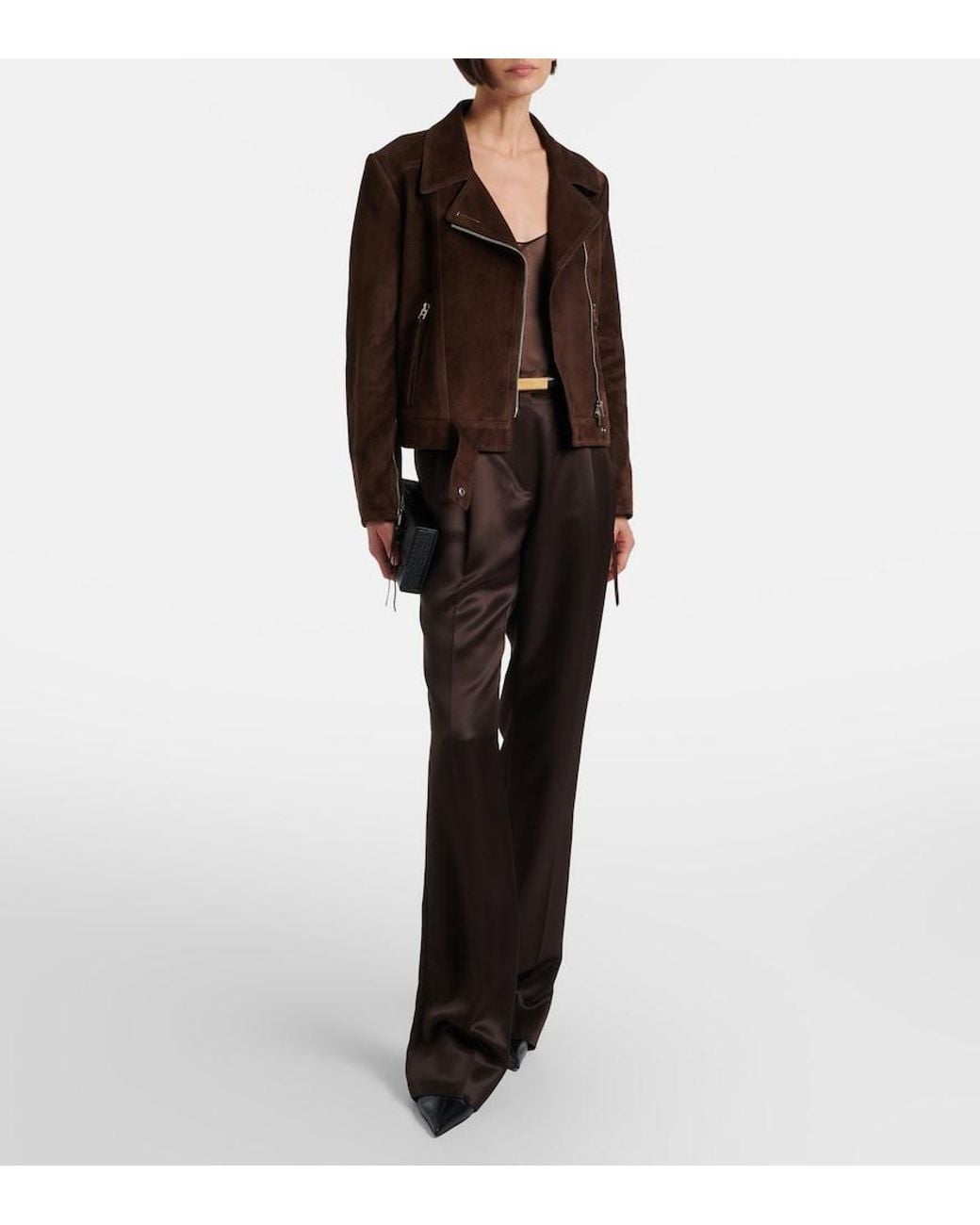 Tom Ford Gray Knitted Sheer Camisole